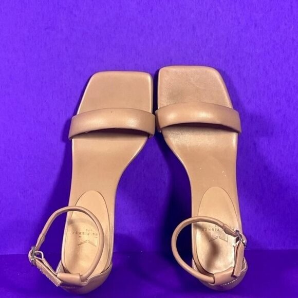 Marc Fisher Brown Leather Derine High Heel‎ Dress Sandals Shoe Size 7 - Picture 5 of 7